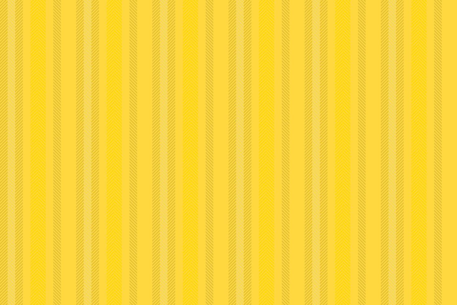Contemporary pattern fabric, softness vertical stripe background. Durable seamless texture lines textile in shiny gold and yellow colors. vector