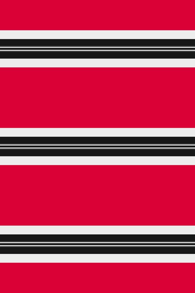Bold red and black horizontal stripes create a vibrant, graphic pattern. vector