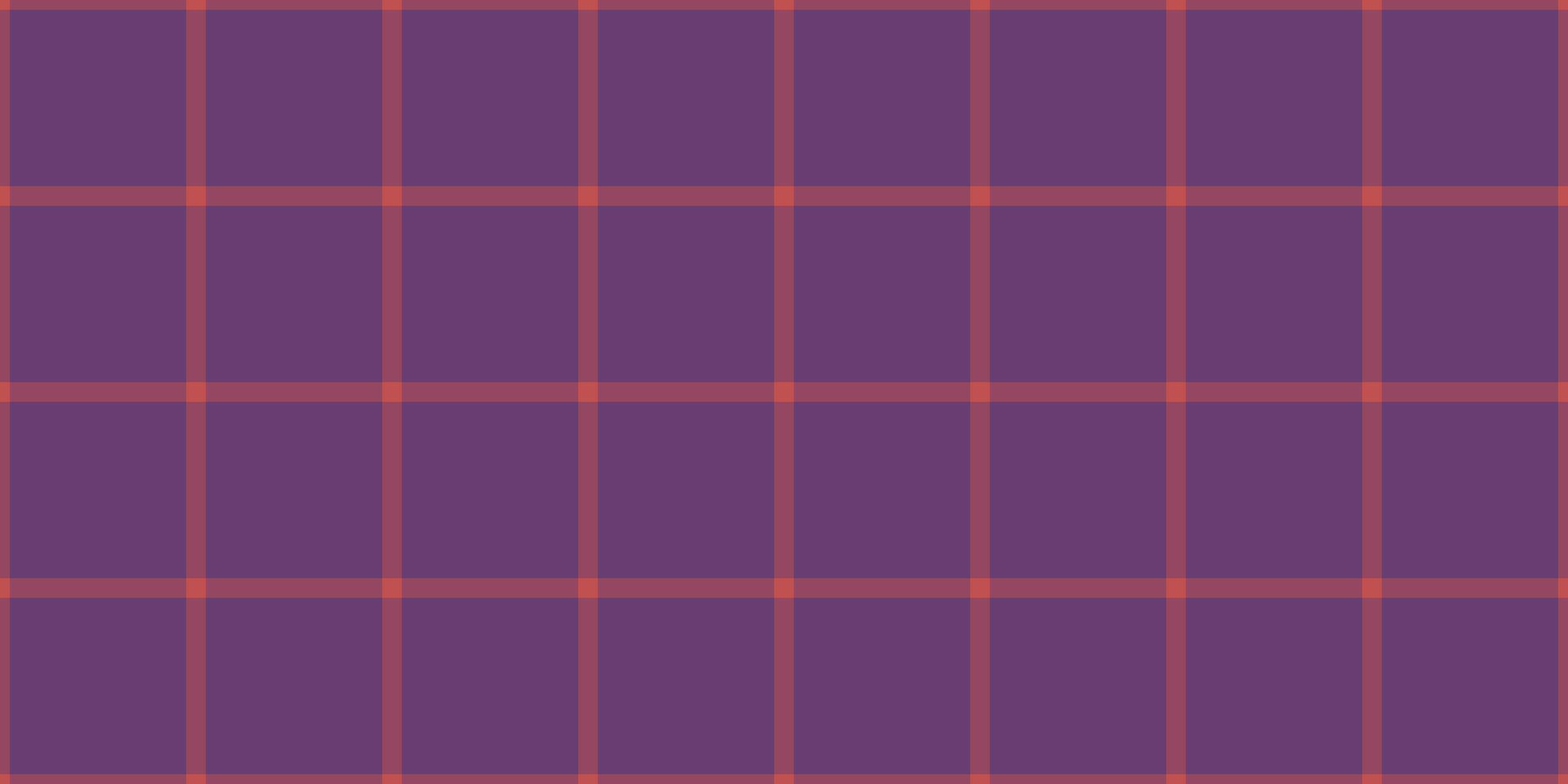 Subtle terracotta and deep purple plaid pattern. Perfect for textile design, website backgrounds, or autumnal themed projects. This seamless texture offers a sophisticated and calming aesthetic. vector