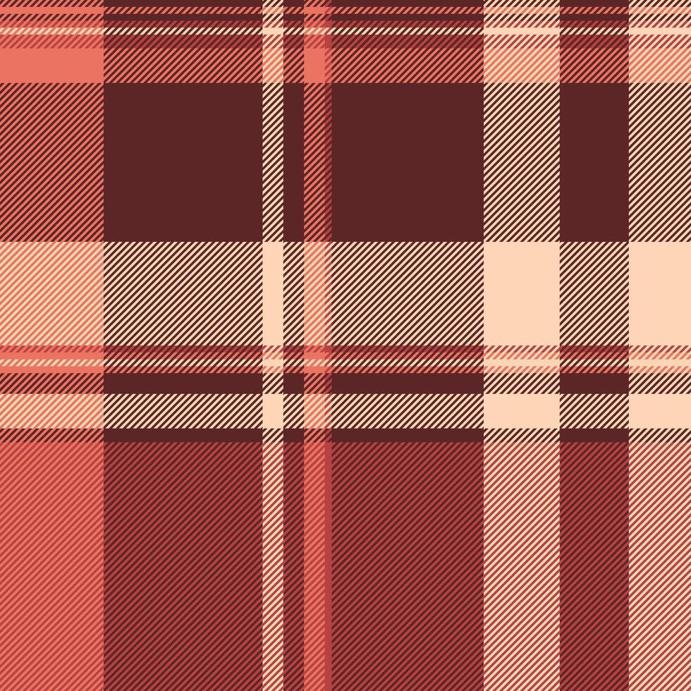 Warm, earthy tones in this seamless plaid pattern evoke feelings of comfort and autumn. Perfect for textile design, fashion, home decor, or website backgrounds. The subtle texture adds visual depth. vector