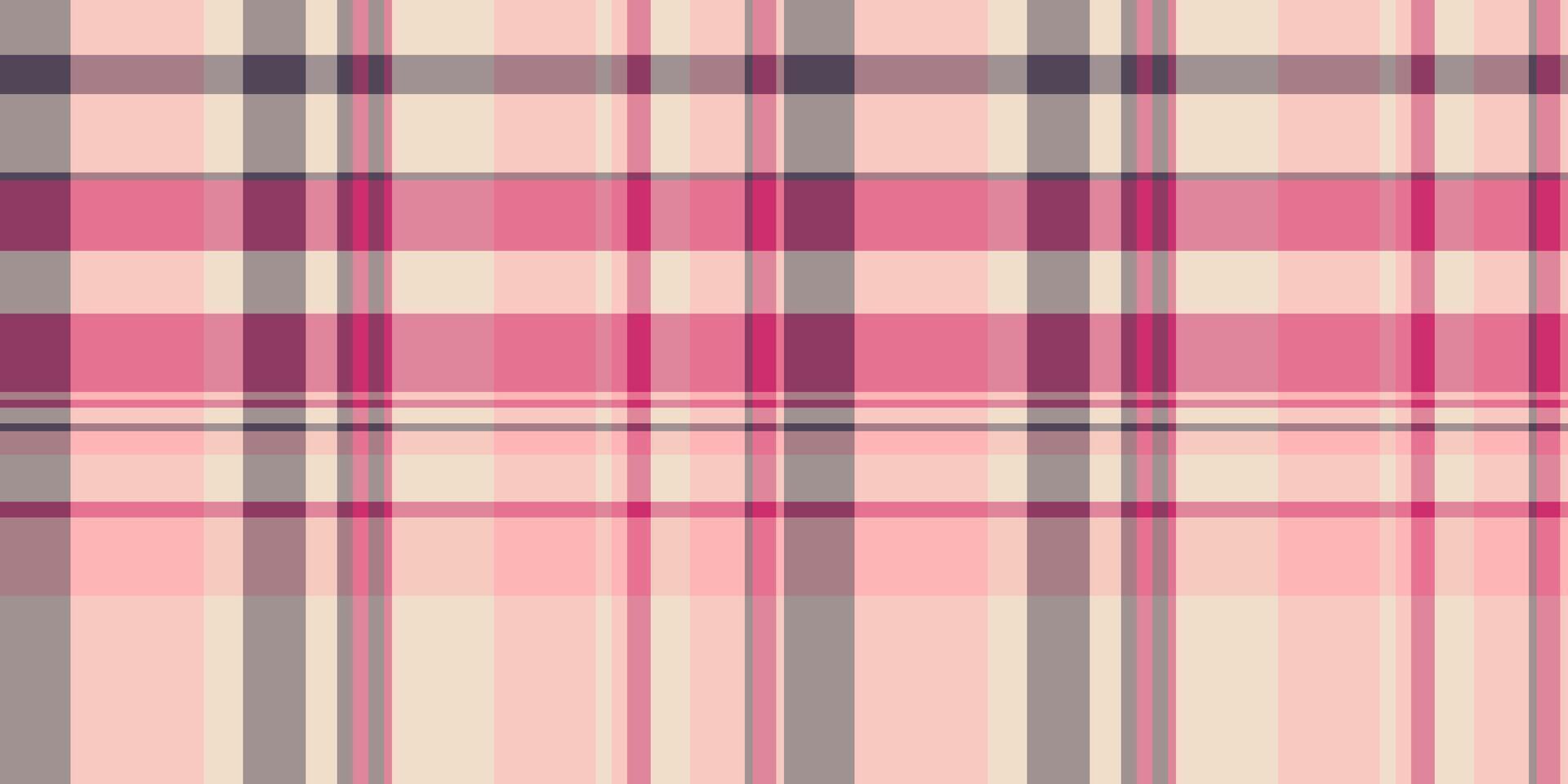 Sketching textile seamless background, upscale plaid tartan. Comfortable check fabric pattern texture in light and pastel colors. vector