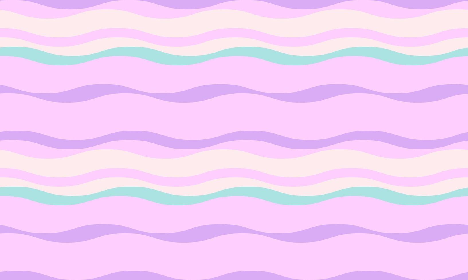 Serene pastel wavy stripes background. Perfect for websites, branding, packaging, textiles, and social media. Evokes calm, dreams, and femininity. A versatile and charming design. vector