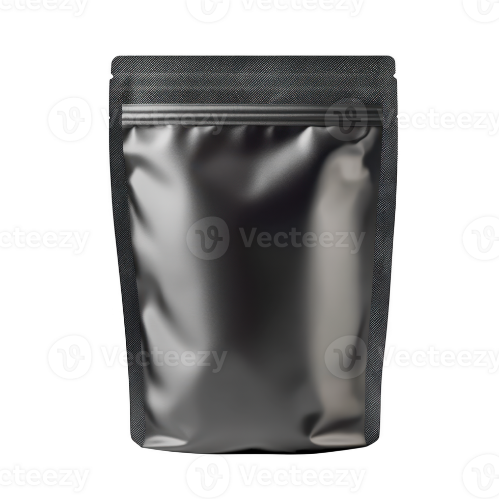 Pouch packaging mockup product on transparent background png