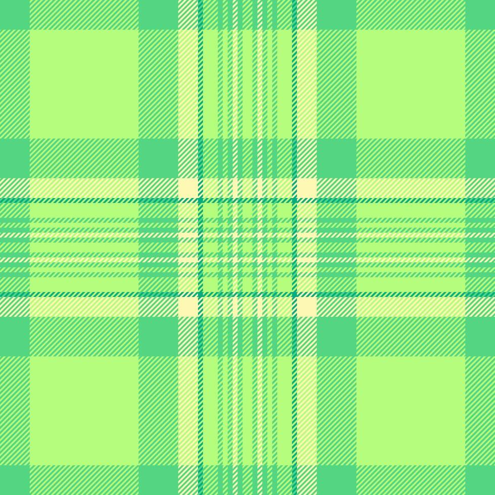 Vibrant green and pastel yellow plaid pattern. Perfect for textile designs, website backgrounds, or springthemed projects. This seamless texture evokes feelings of freshness and optimism. vector