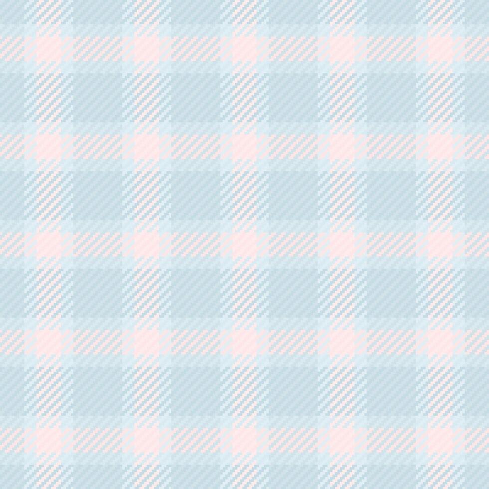 Delicate pastel blue and pink plaid pattern. Perfect for textile designs, website backgrounds, or crafting projects. This soft, subtle texture evokes feelings of calm and serenity. vector
