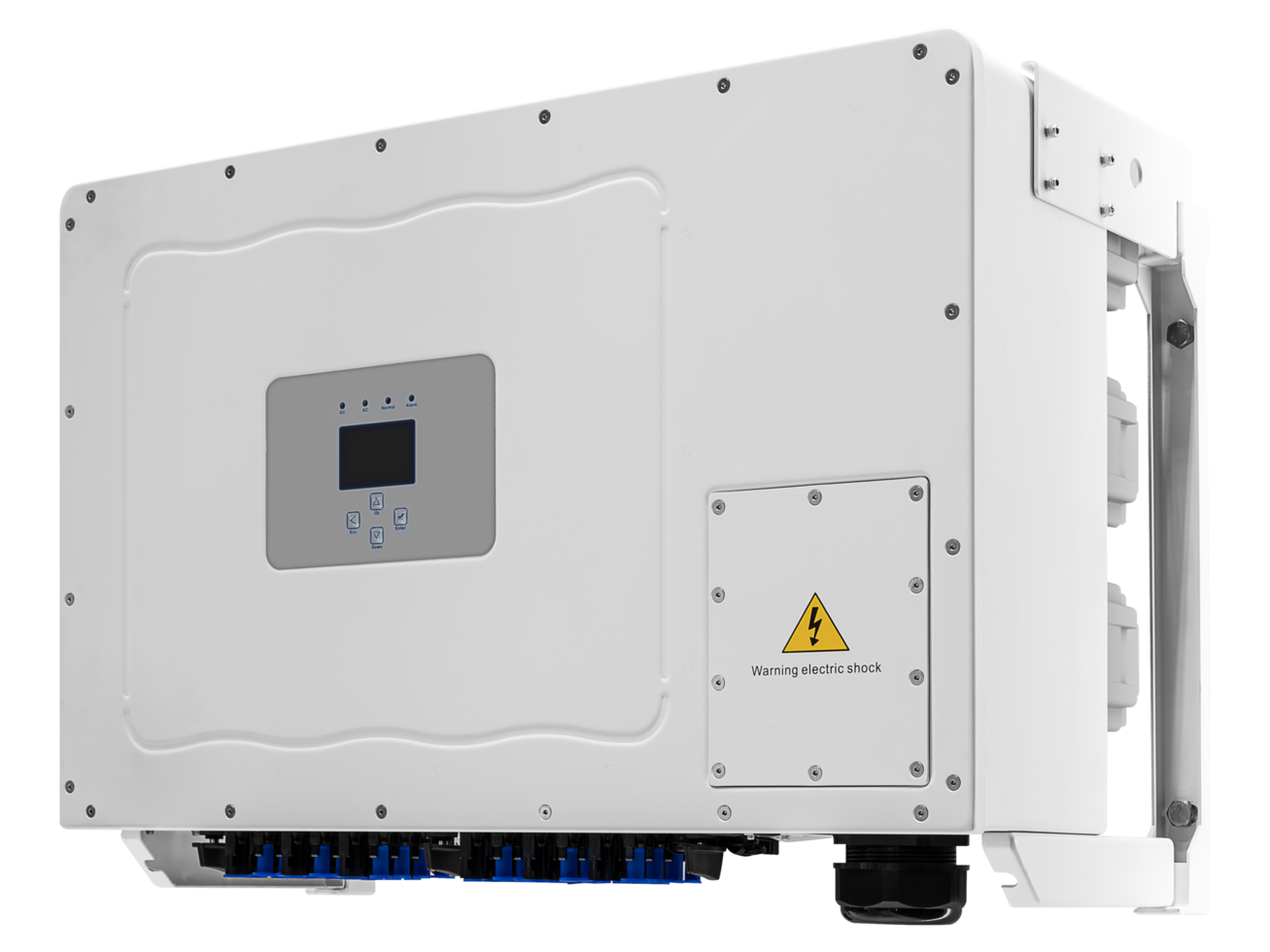 White inverter box for solar cell system png
