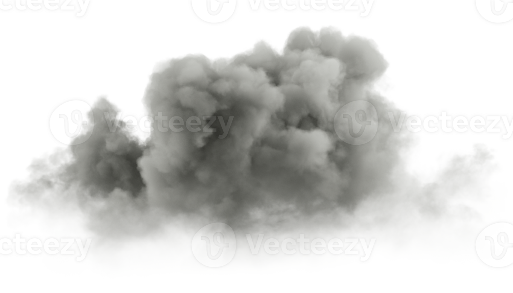 Darkness mystic realistic clouds isolated transparent backgrounds 3d illustration png