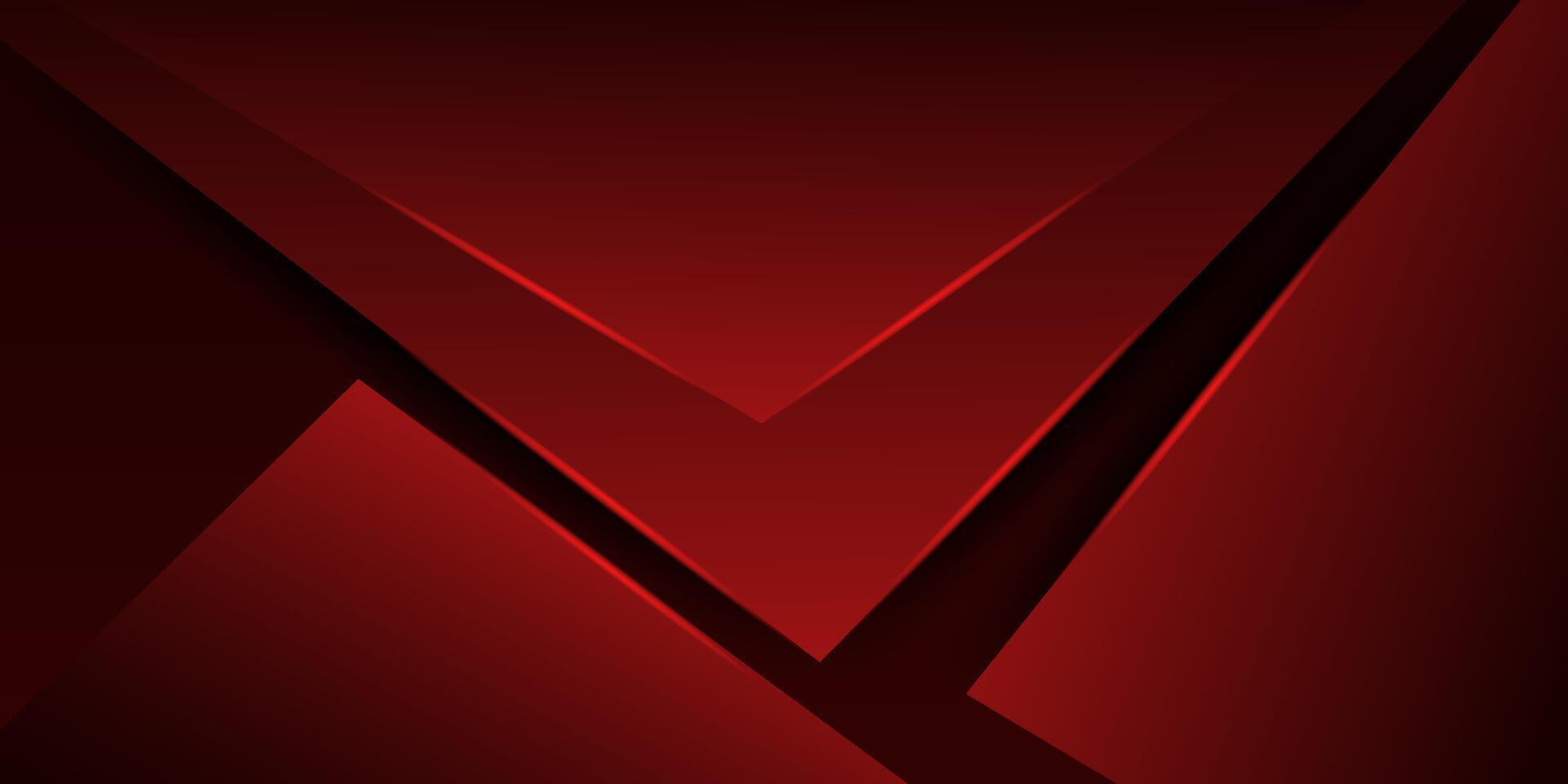 Abstract overlapping checkered 3D background. Bright red geometric shapes pattern. Eps10 vector