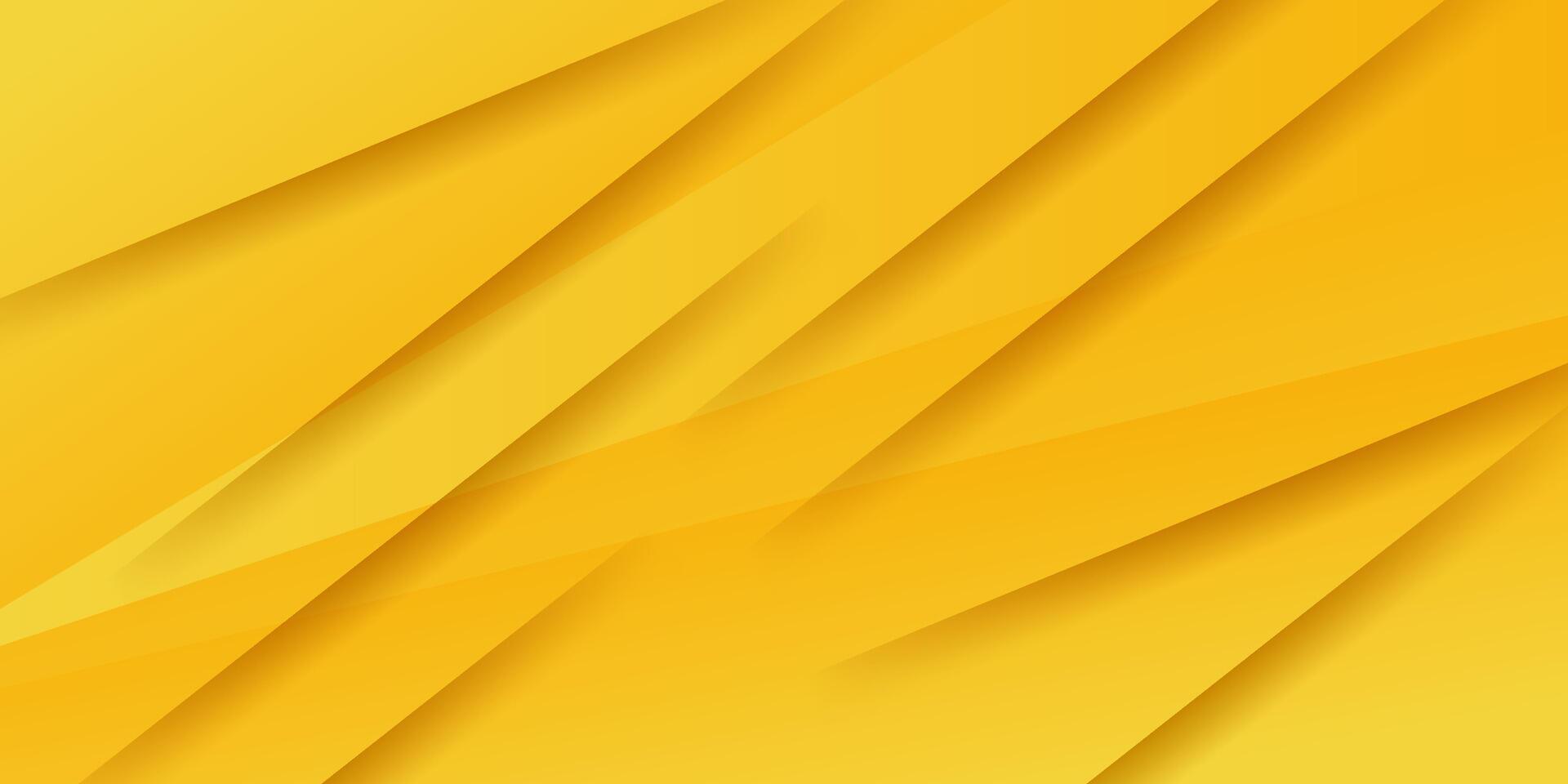Abstract yellow square overlapping background for card graphic design. Yellow background with shadow elements. Eps10 vector