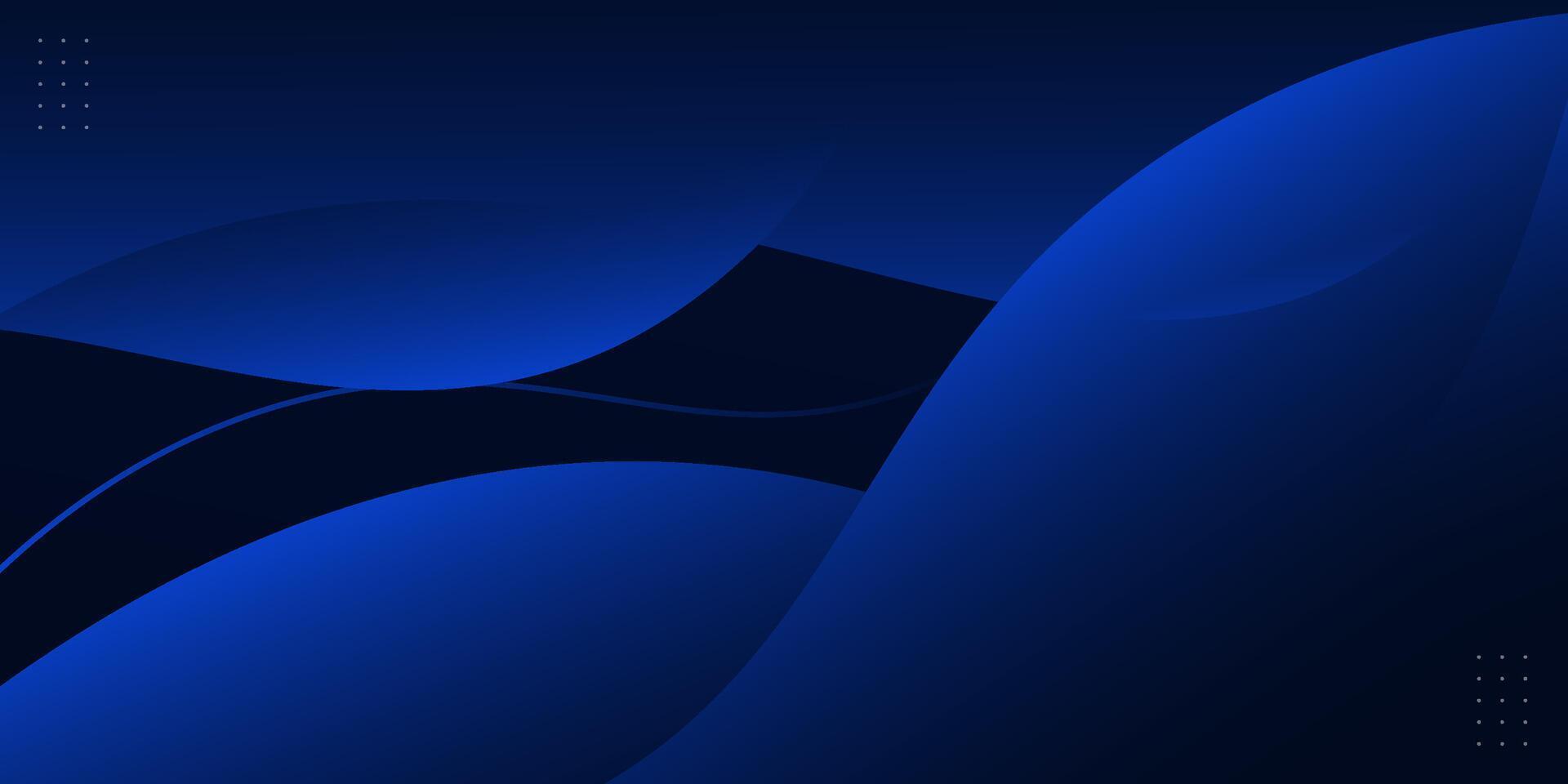 Abstract blue banner background with 3D wave shape pattern design. Creative banner for promotion. Eps10 vector