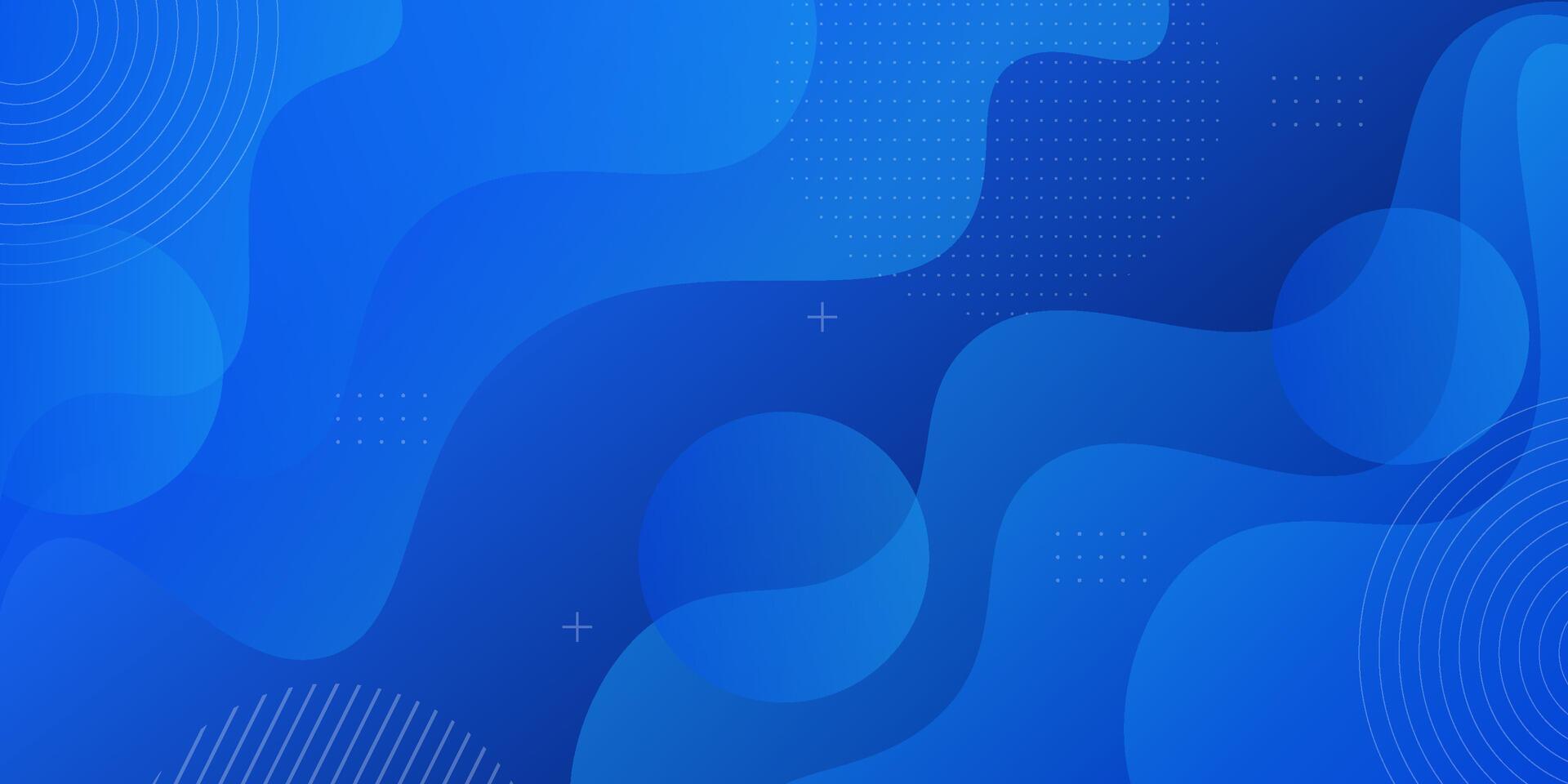 Abstract colorful overlapping wave shapes on blue 3D background. Modern background with simple pattern concept. Eps10 vector