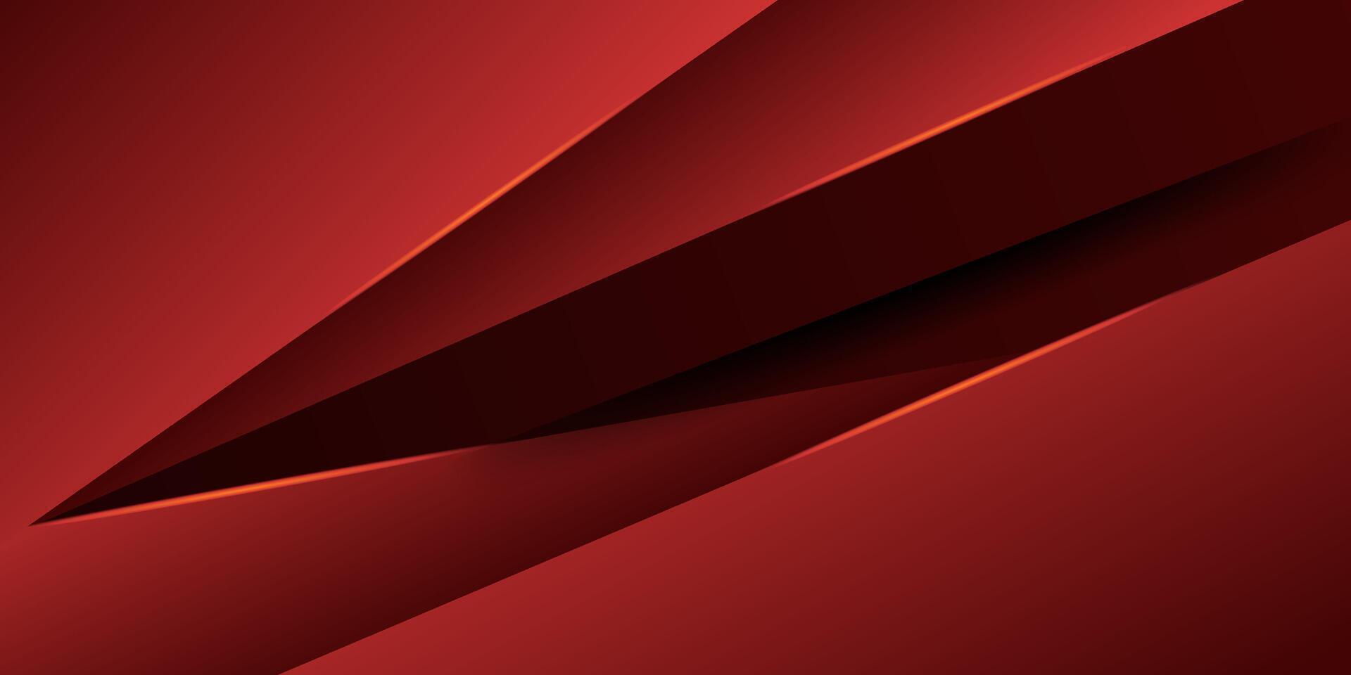 Abstract futuristic red background with light and shadow. Eps10 vector