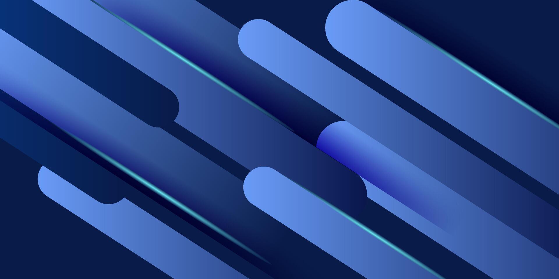 Abstract bright blue gradient illustration background with 3d blue rectangle pattern. dynamic landing page design. luxury design. Eps10 vector
