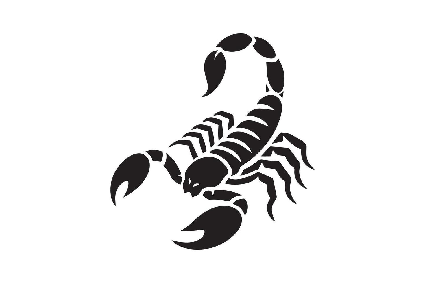 Scorpion icon on white background vector