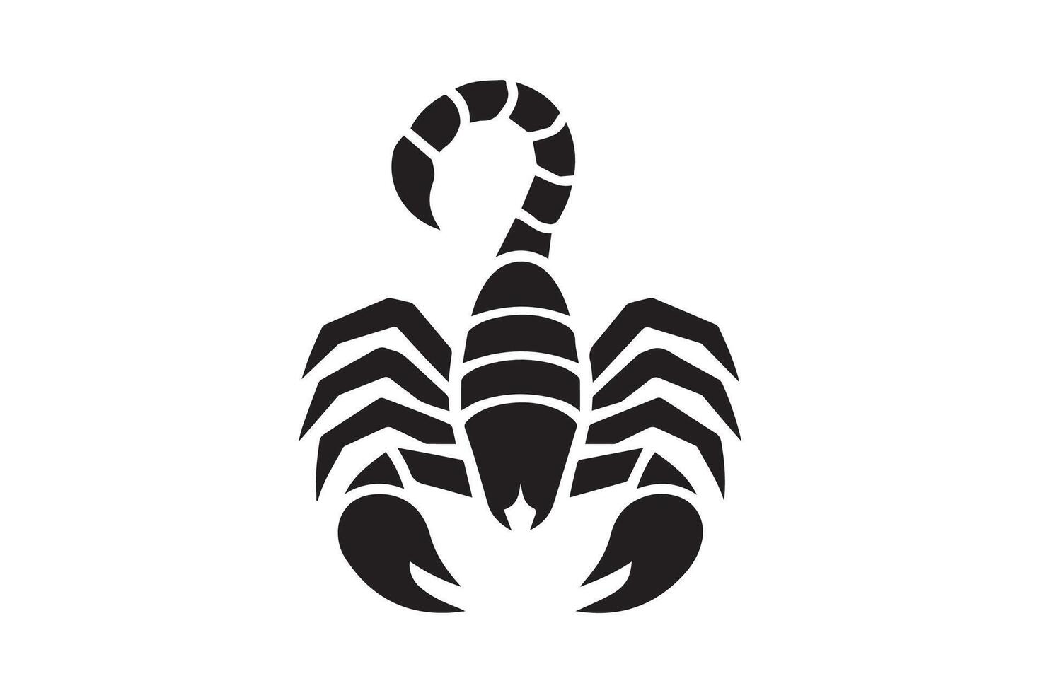 Scorpion icon illustration on white background vector