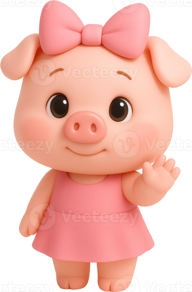 Pig Making a Funny Face png