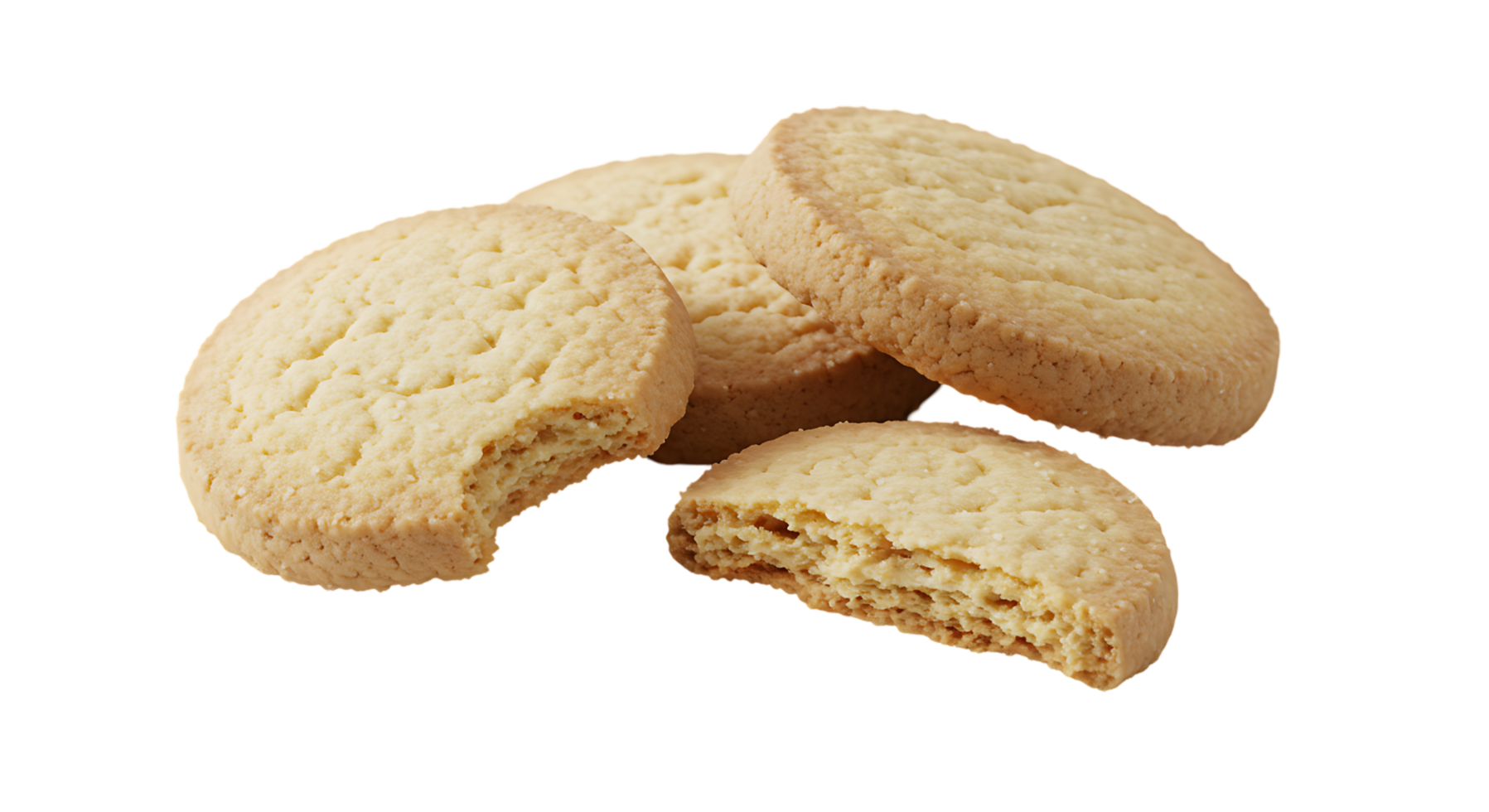 Biscuit and Cookie Stack for Transparent Background Projects png
