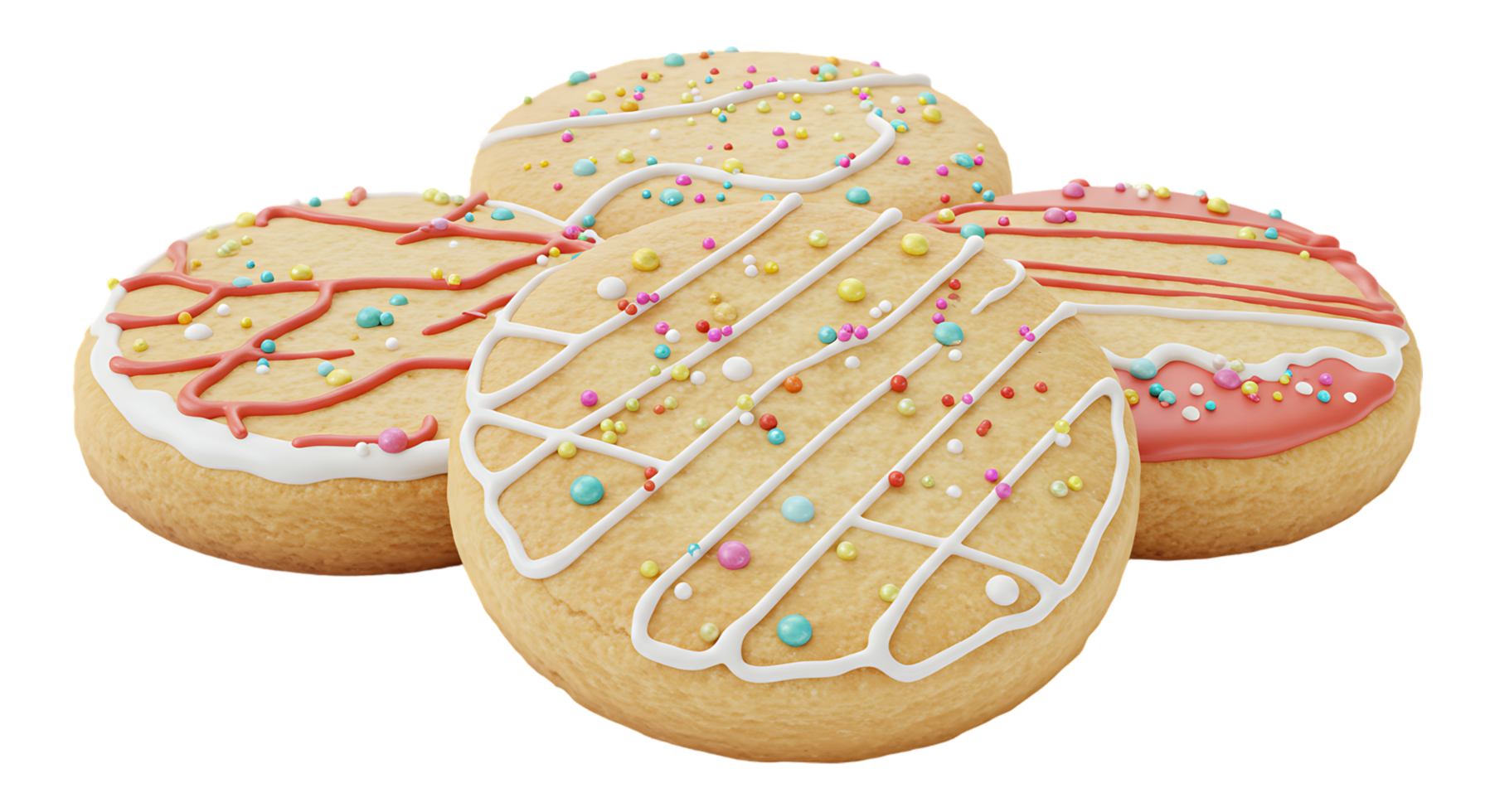 Cookie Stack on Transparent Background for Commercial Use png