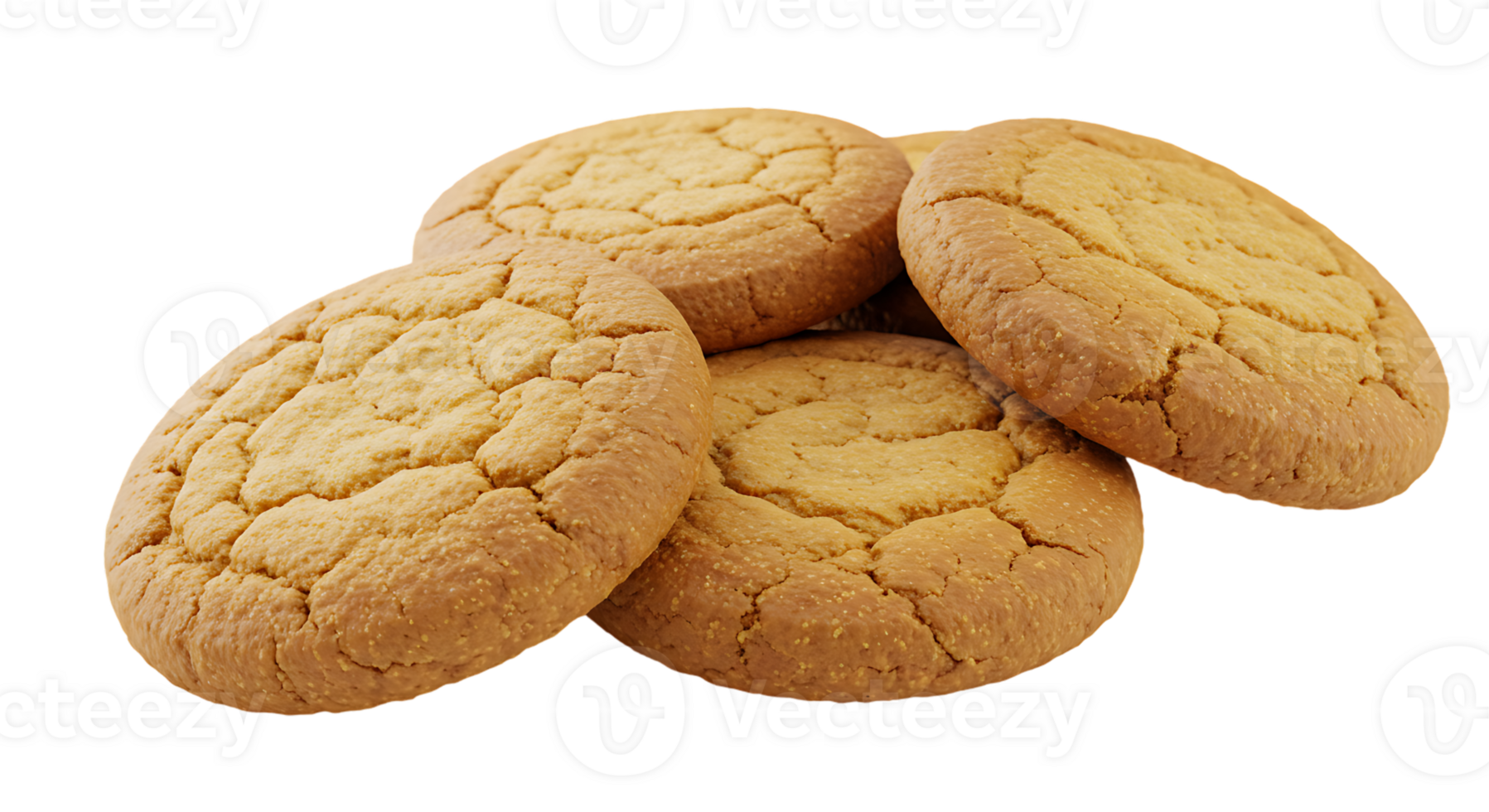 Isolated Cookies and Biscuits Set on Transparent Background png