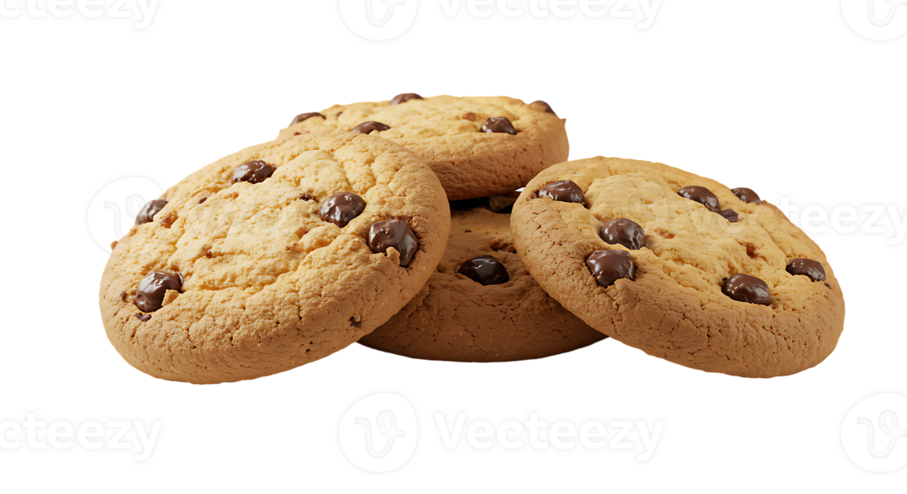 Tasty Biscuits and Cookies Isolated on a Transparent Background png