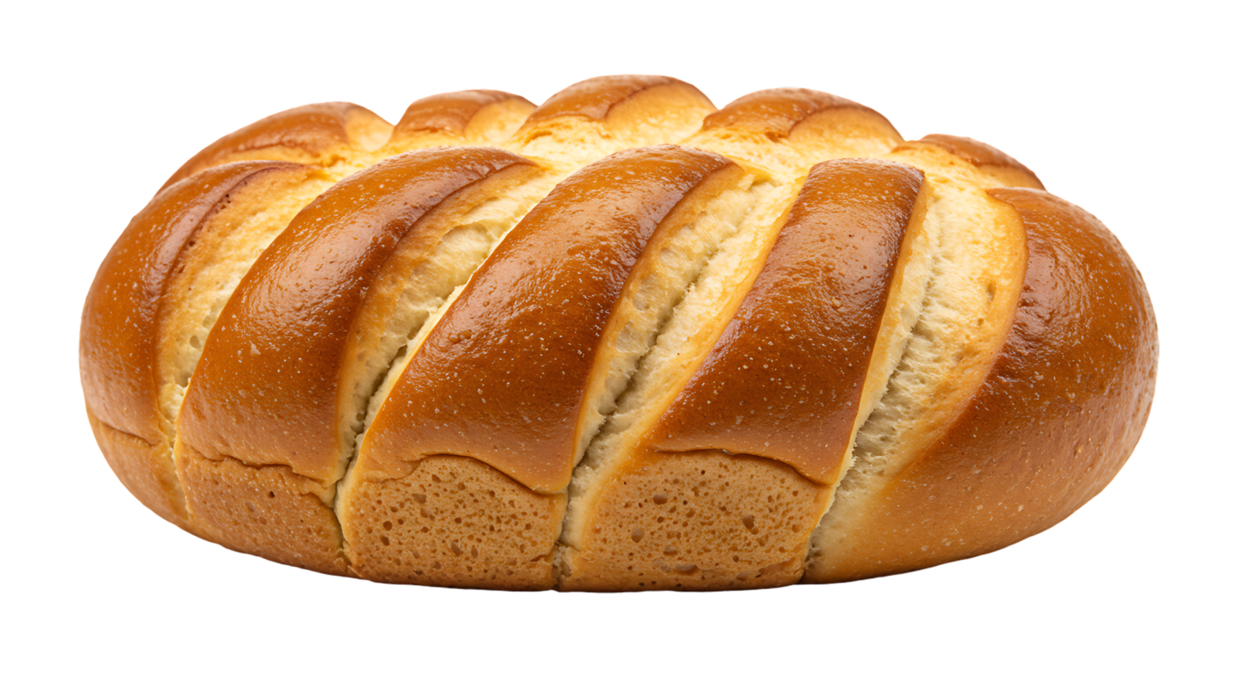 Rustic Bread Loaf Isolated with a Clear Background png