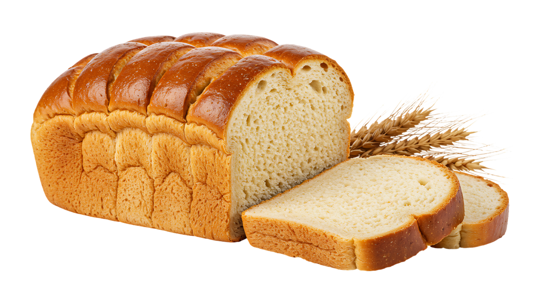 Delicious Loaf with Crisp Texture on Transparent Background png
