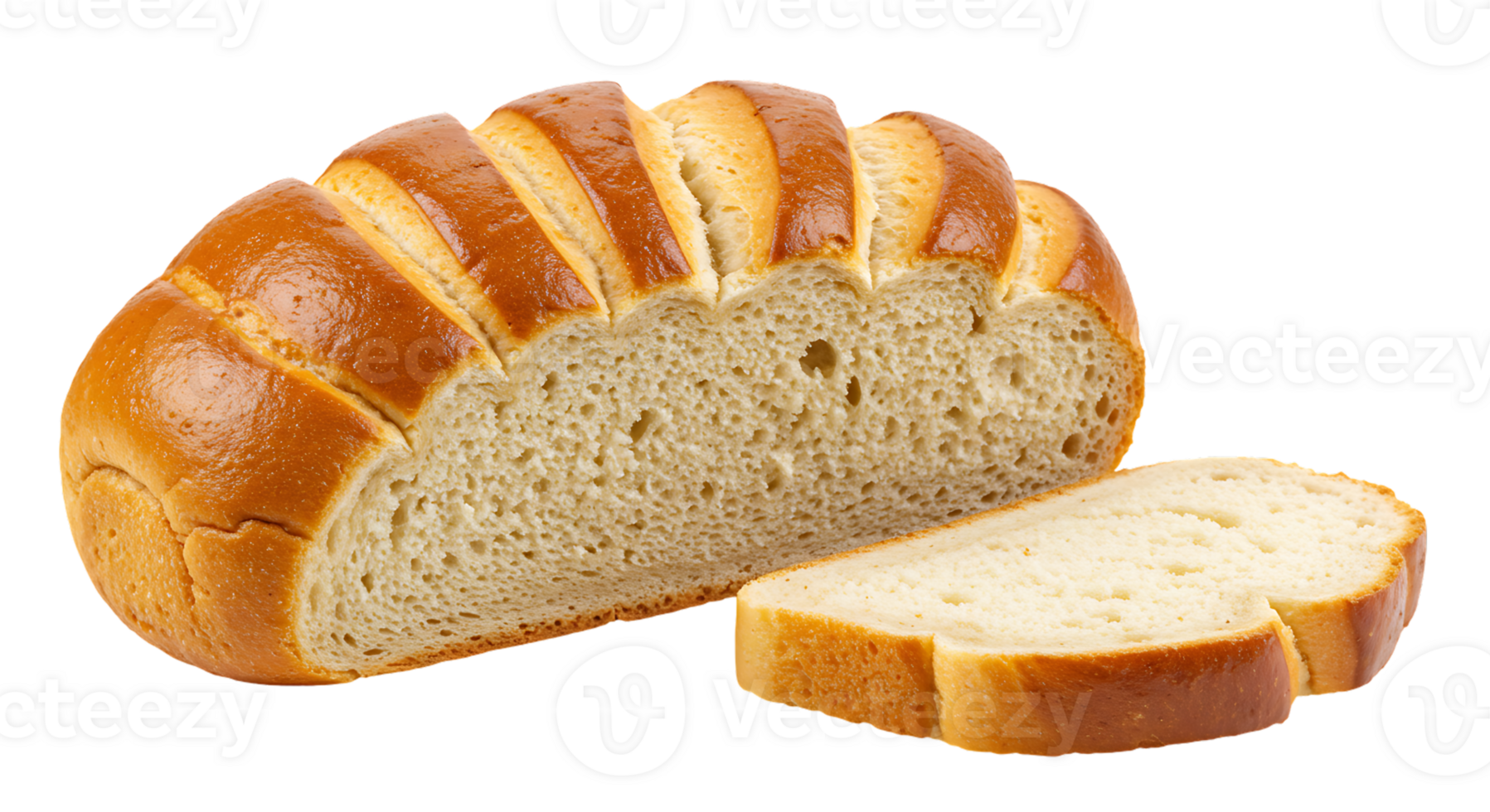 Bakery Bread with Delicious Crust Isolated for Design Work png
