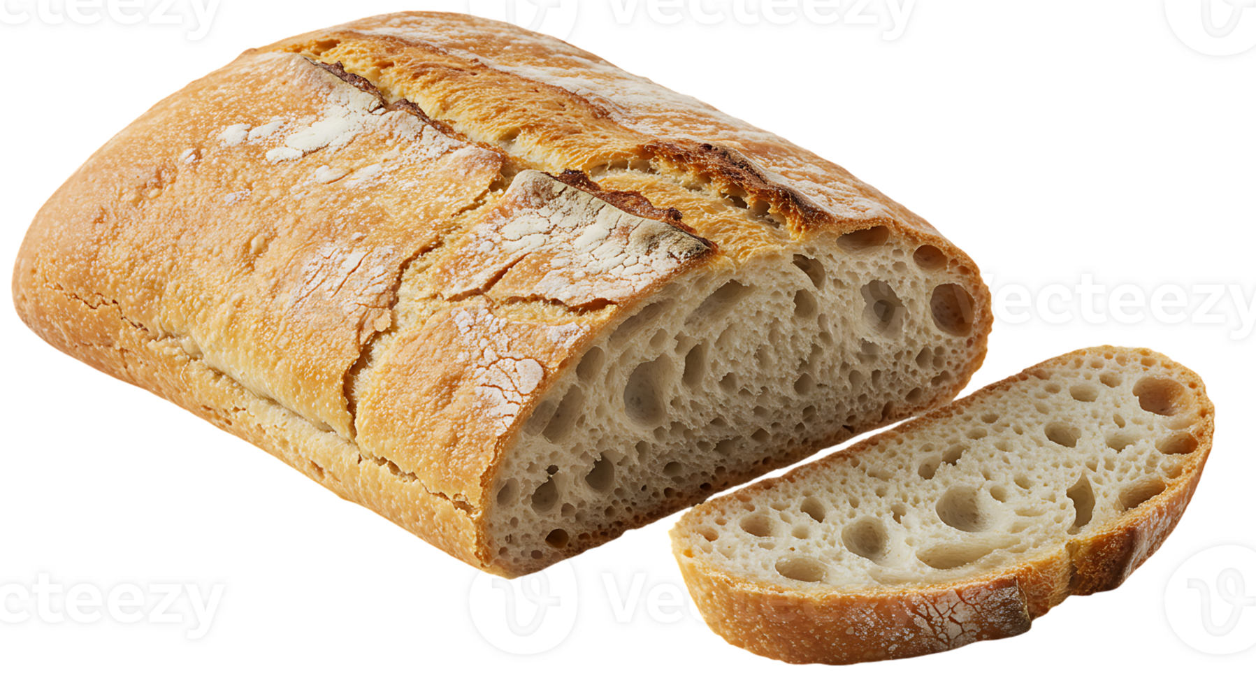 Warm and Tasty Bread on Clear Background for Design png