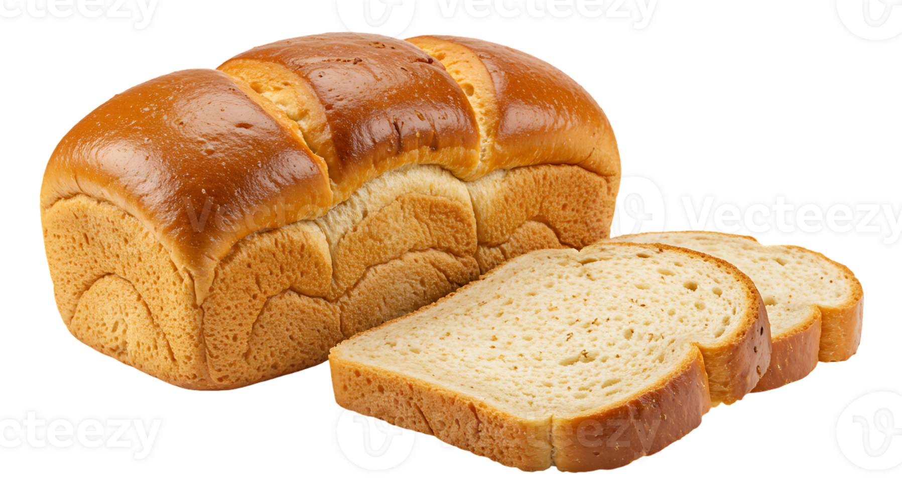 Isolated Yummy Bread Photo on Clear Background for Design png