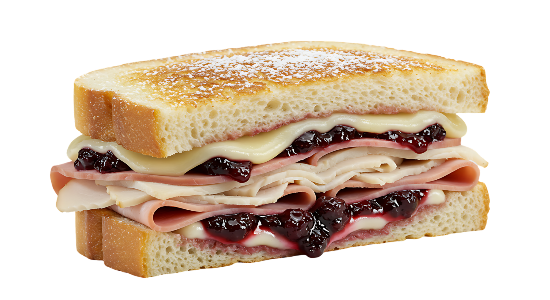 Yummy Sandwich Without Background for Restaurant Menu Design png