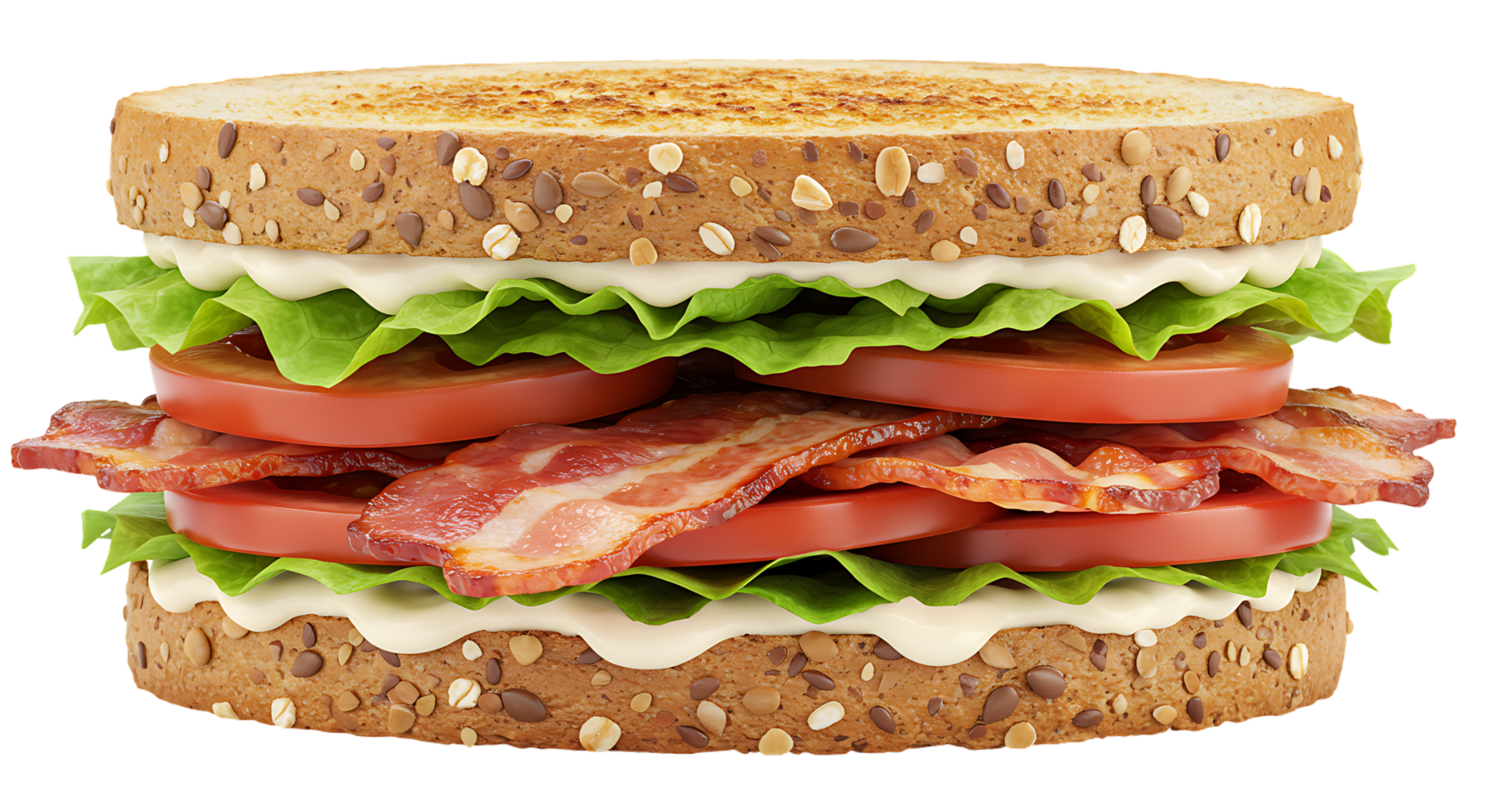 Sandwich on Transparent Background for Web and Print Use png