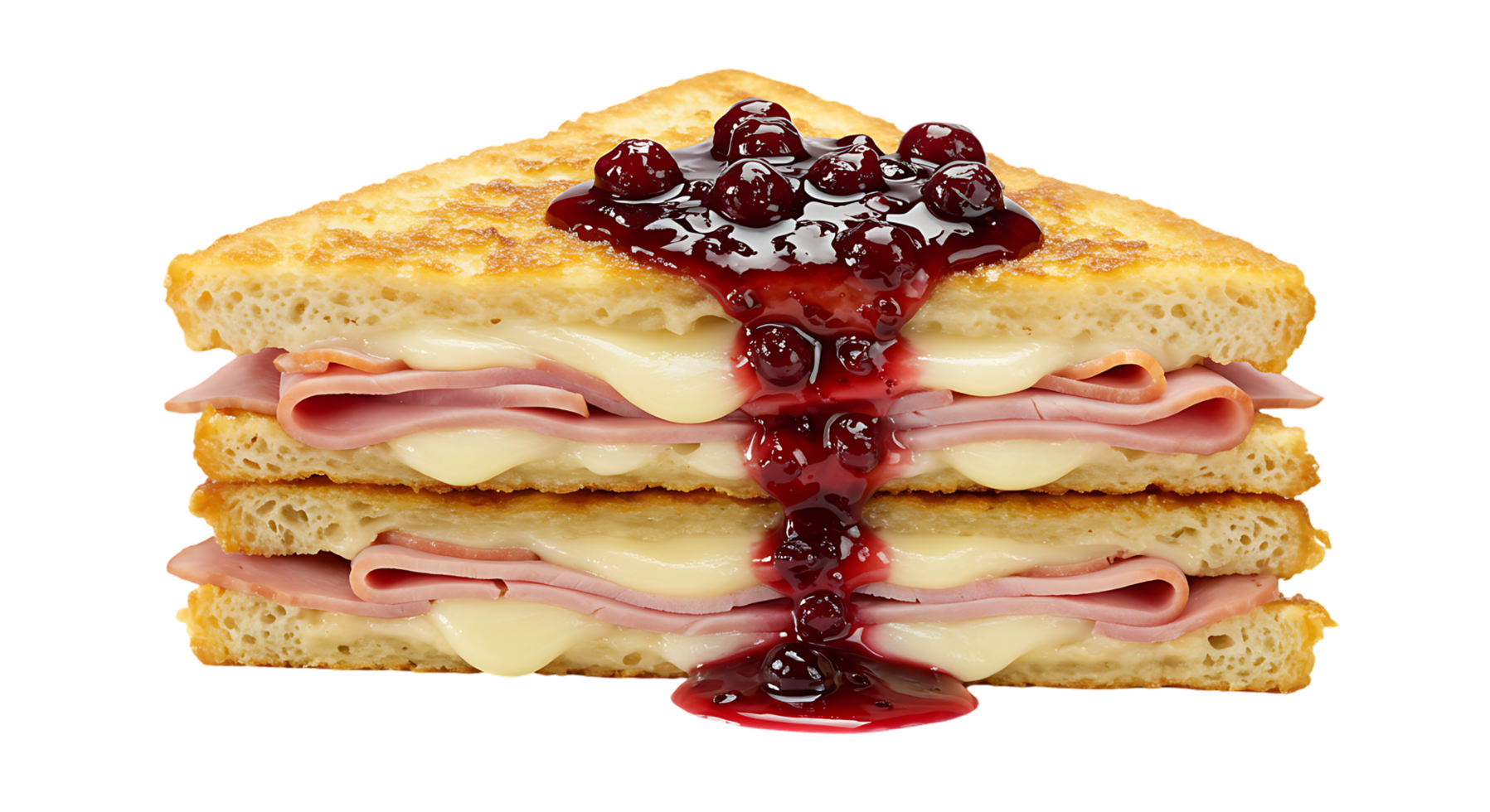 Appetizing Sandwich Isolated on Clean Transparent Background png