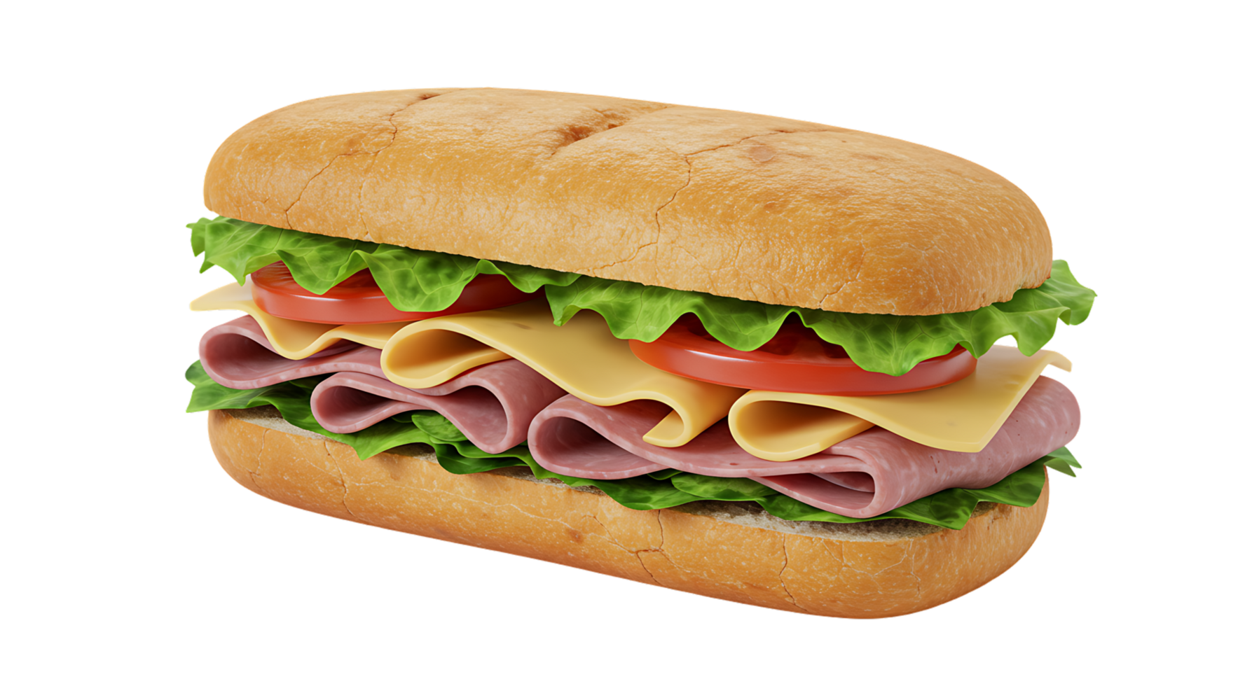 Sandwich Isolated Without Background for Creative Projects png
