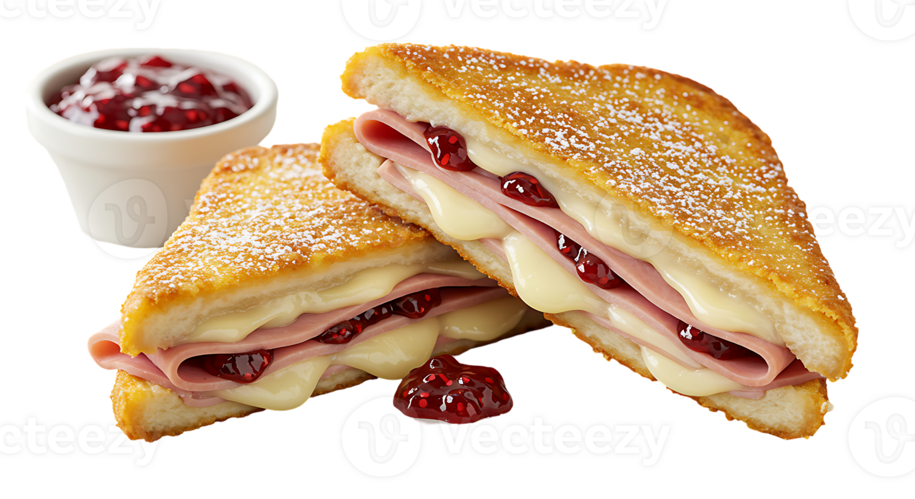 Crispy Sandwich on a Clear Background png