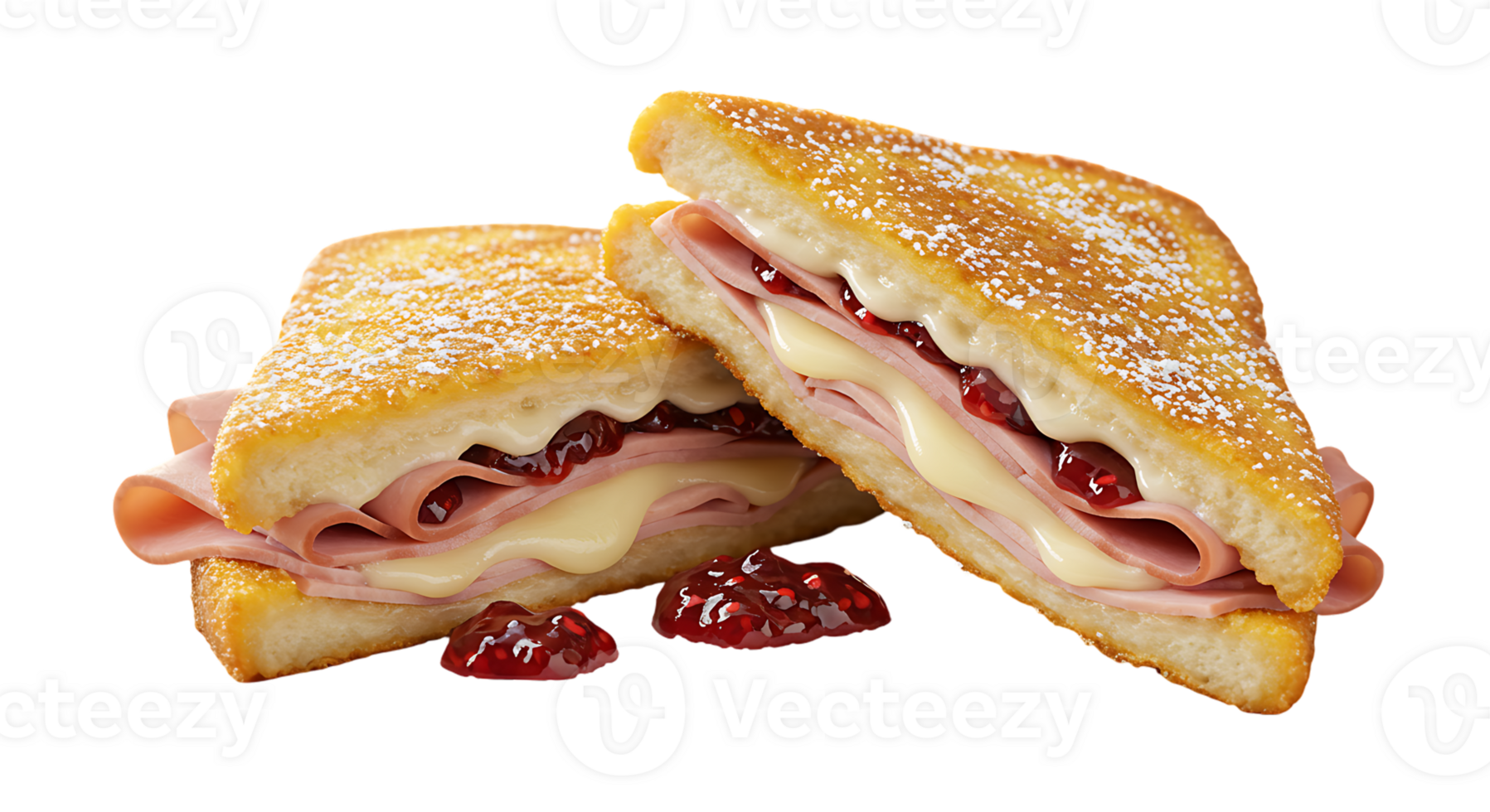 Tasty Sandwich Photo Isolated for Design or Web Use png