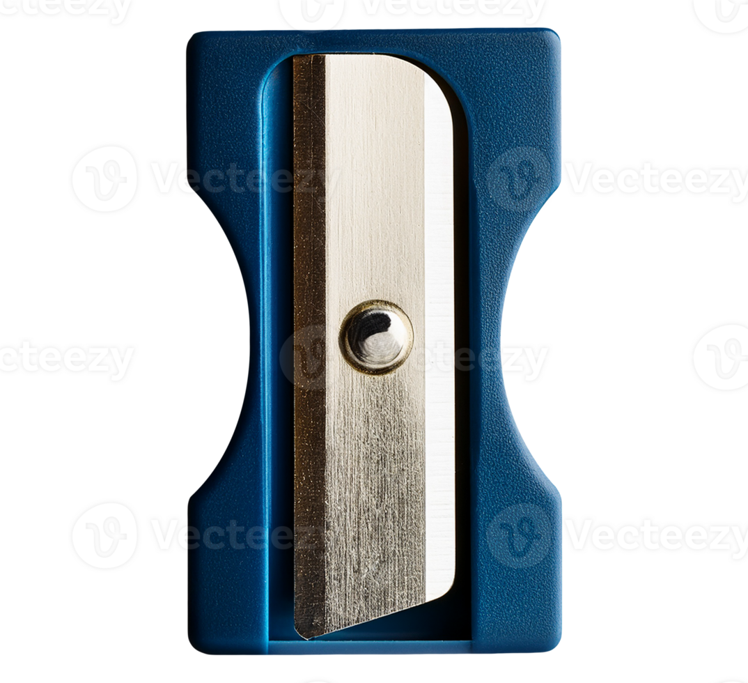 Close up of a Blue Pencil Sharpener png