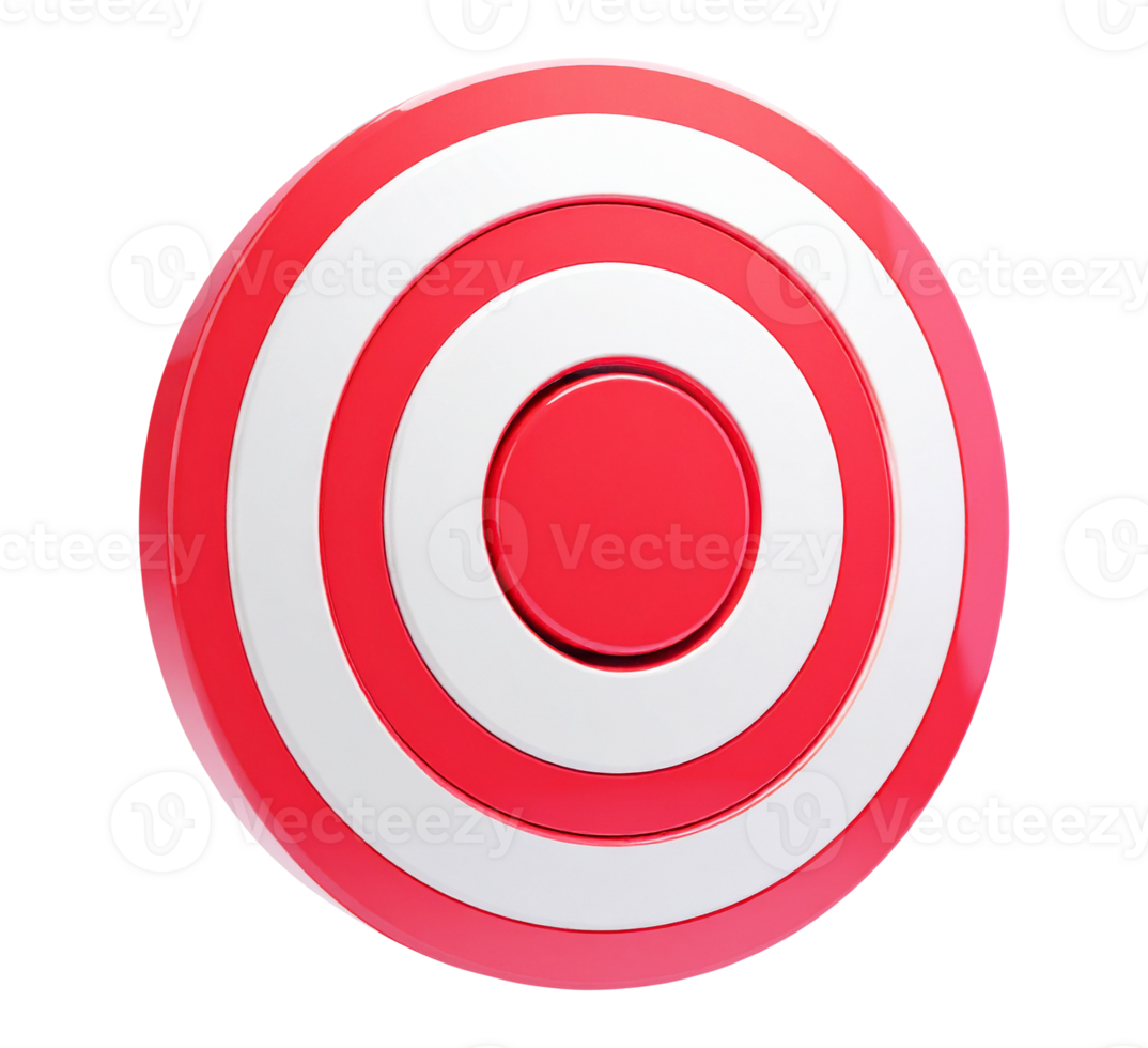 target red and white on transparent background png