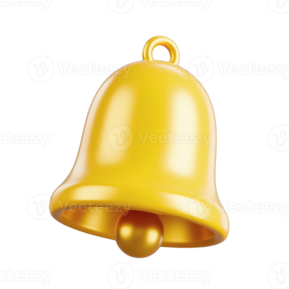 Golden Notification Bell Icon png