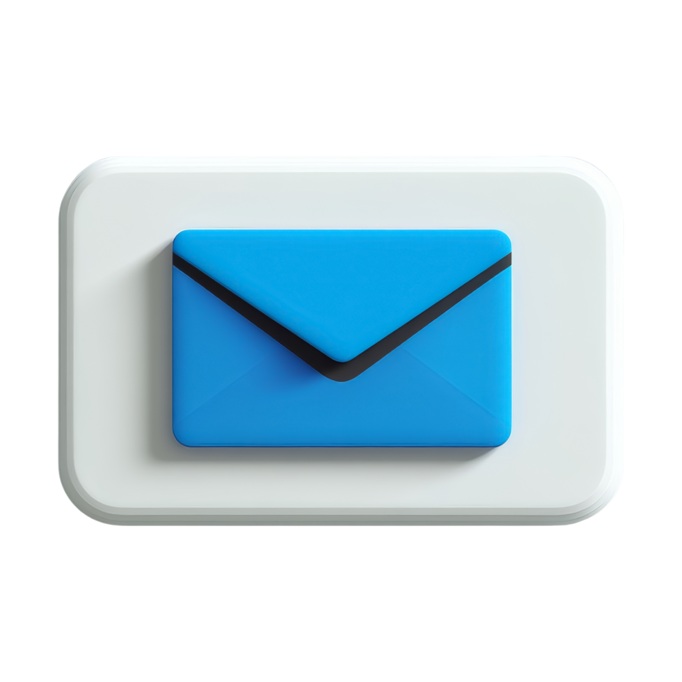 Digital envelope communication icon png