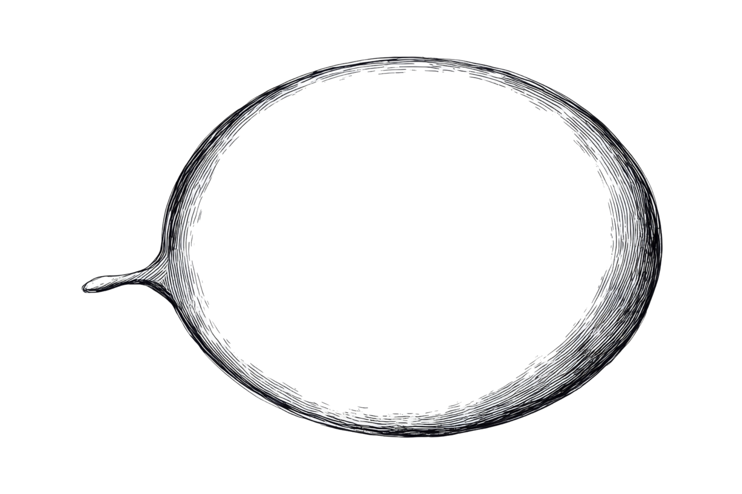 Create blank speech bubble design png