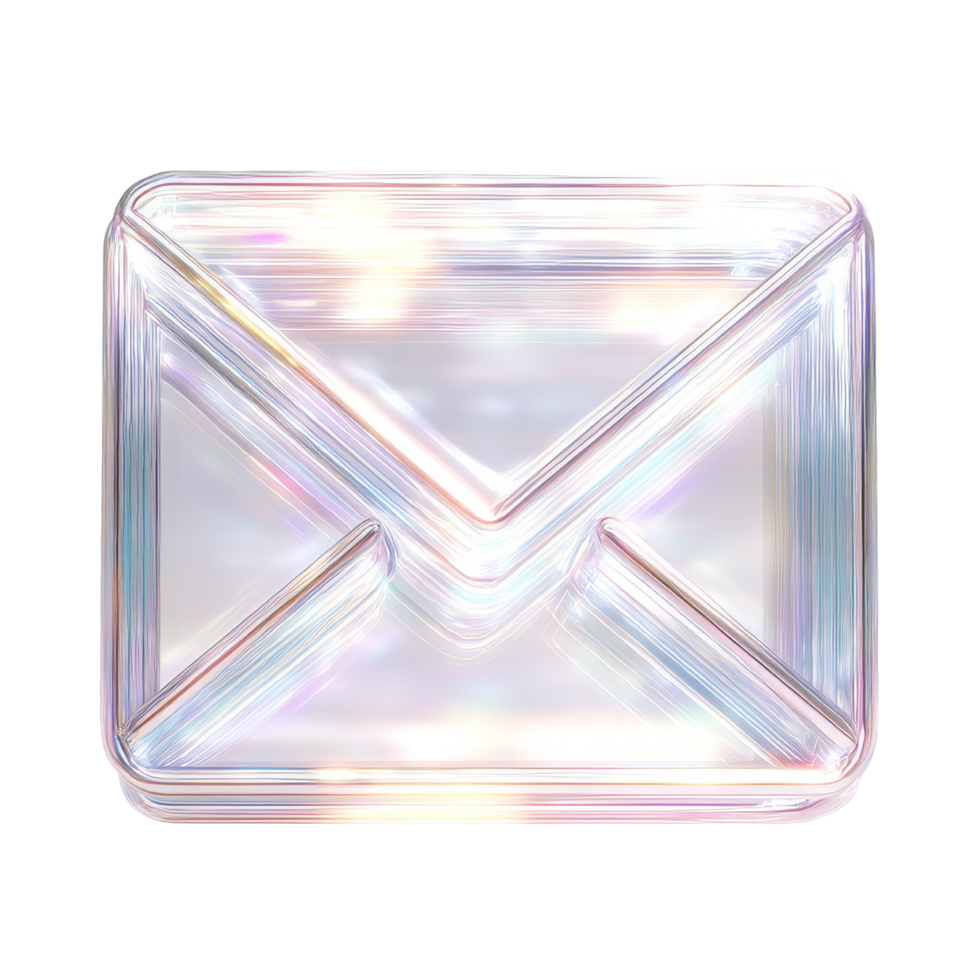 Digital mail icon abstract design png