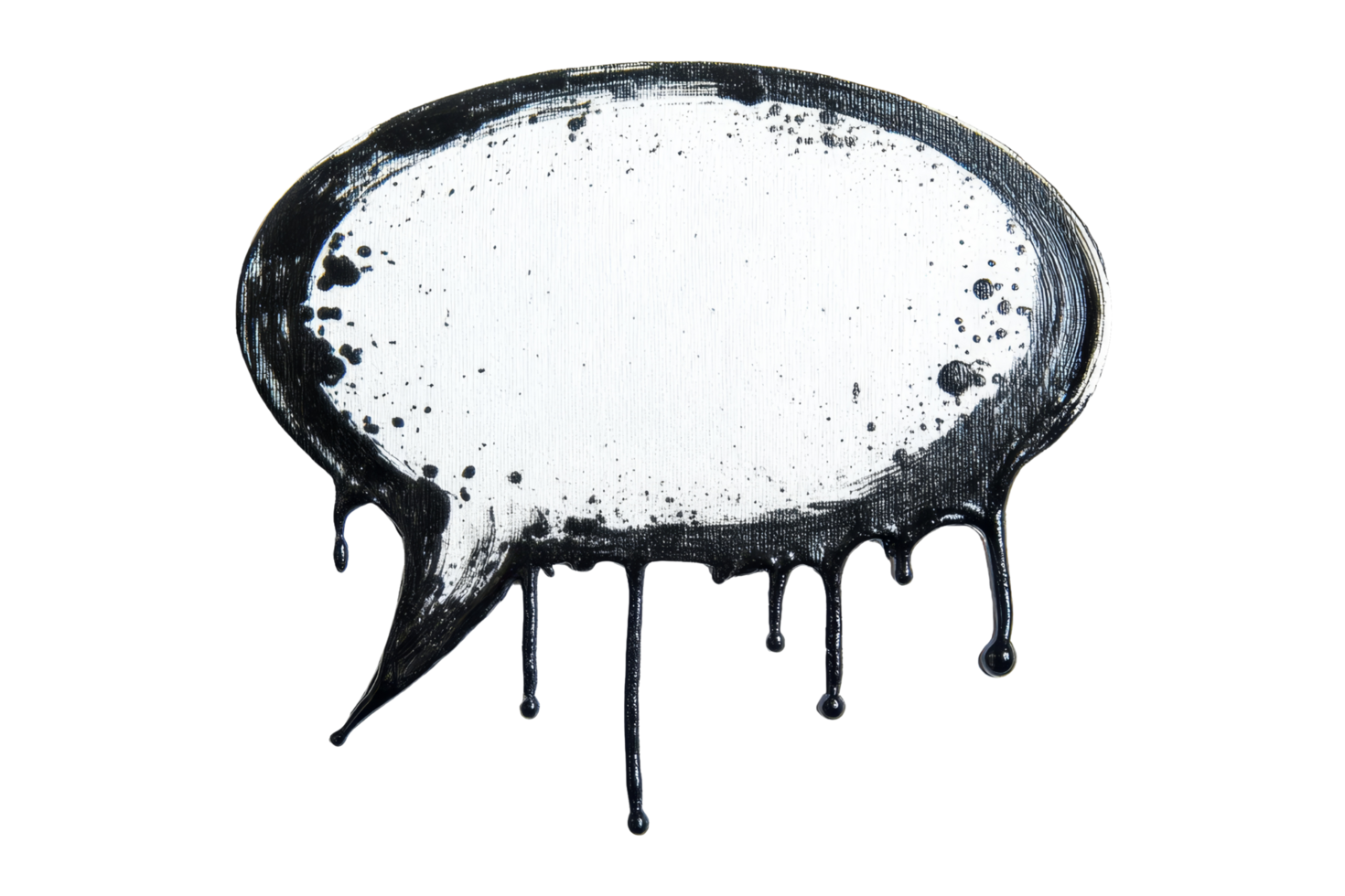 Graphic speech bubble design studio png