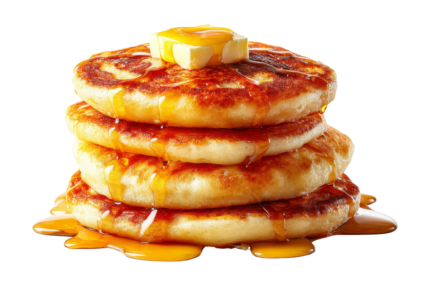 Cozy stack of delicious pancakes png
