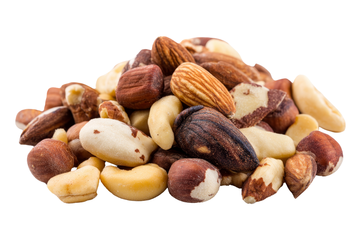Nut selection for healthy snacking png