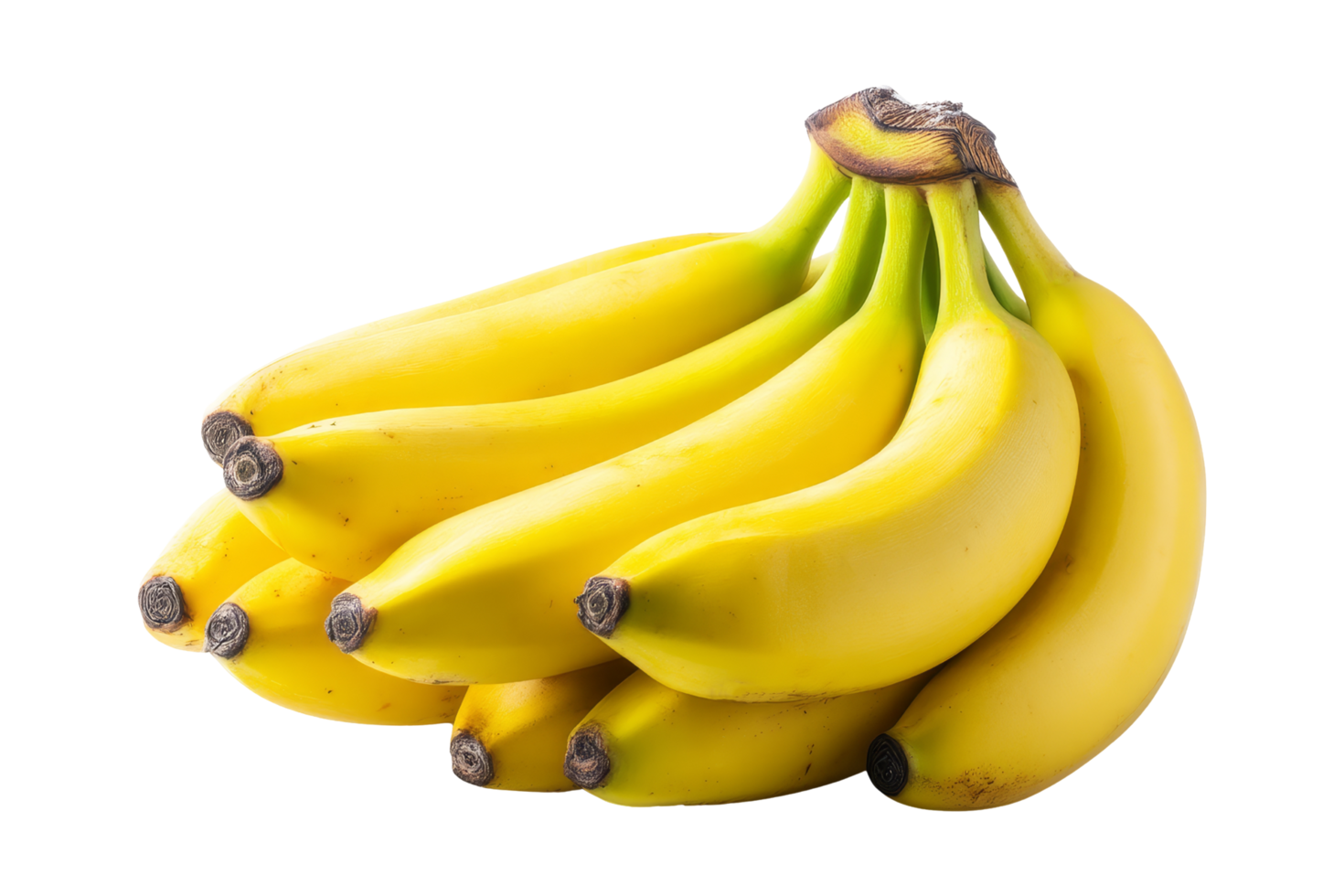 Close-up on fresh banana nutrition png