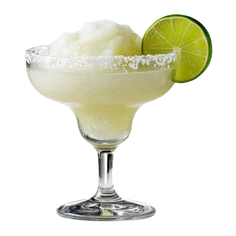 Bright summer margarita close-up png