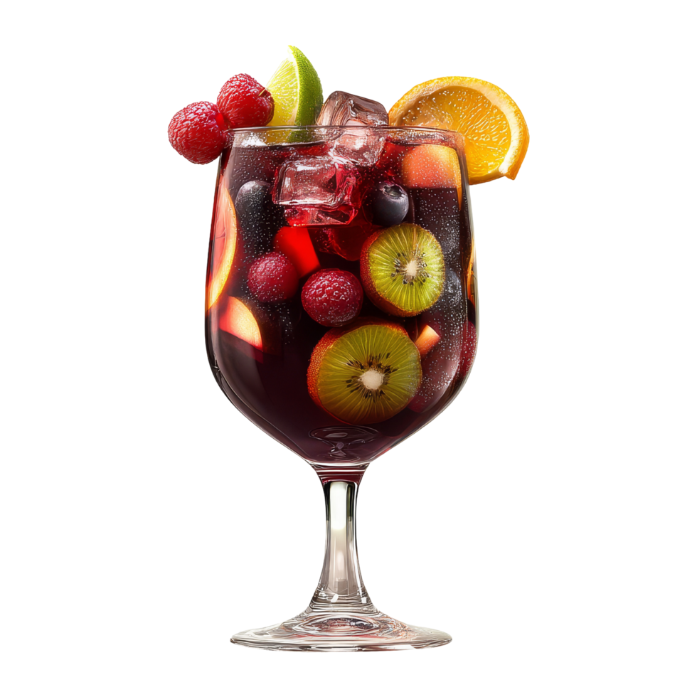 Refreshing fruit punch close-up png