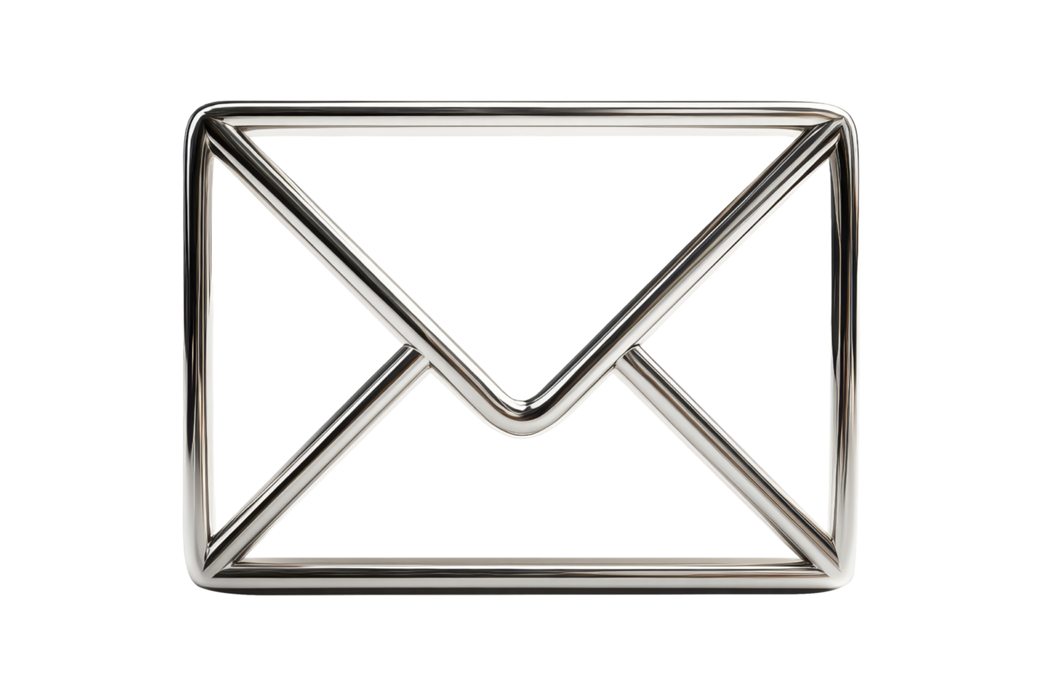Mail icon design digital art modern png
