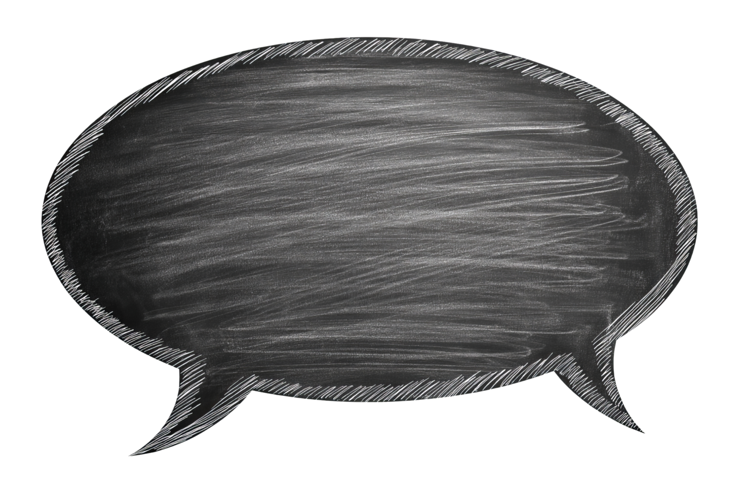 Speech bubble template for design png