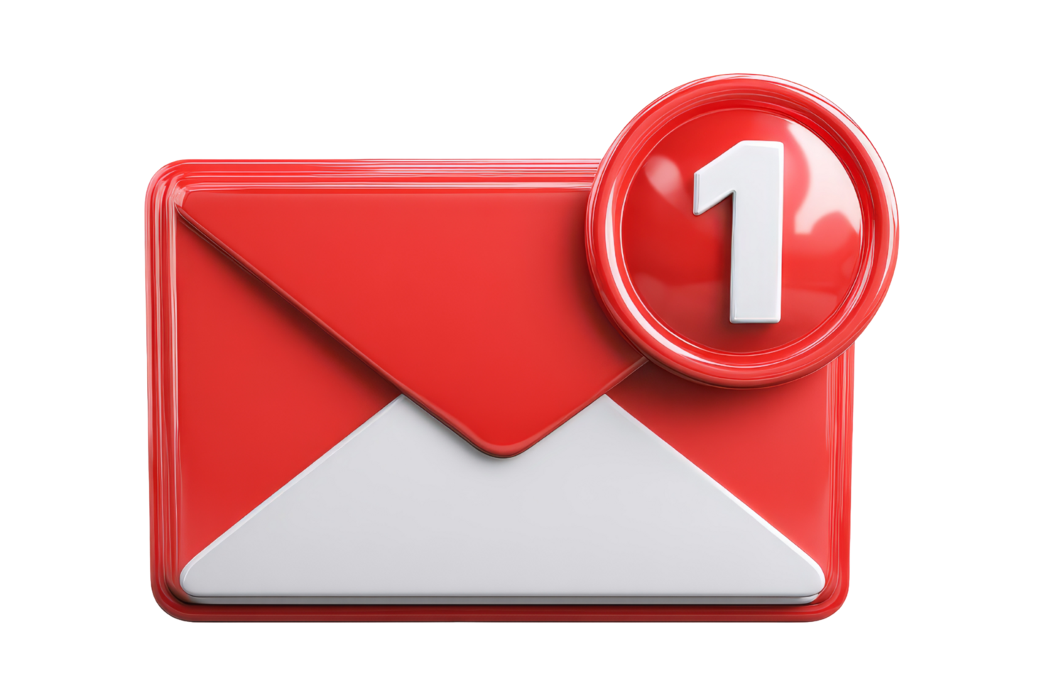 Digital email notification icon png